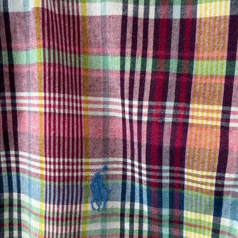 Boy's Ralph Lauren‎ Vibrant Plaid Button-Down Shirt